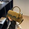 Ins-style High-end Westernized женская сумка через плечо Trendy Fashion Retro Portable Small Square Bag with Texture Universal Small Crossbody Bags