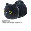 Cat Doll Plush Toy Stress Relief Soft Fluffy PP Cotton Fabric Huggable Animal Pillow Doll Snuggly Sensory Toy
