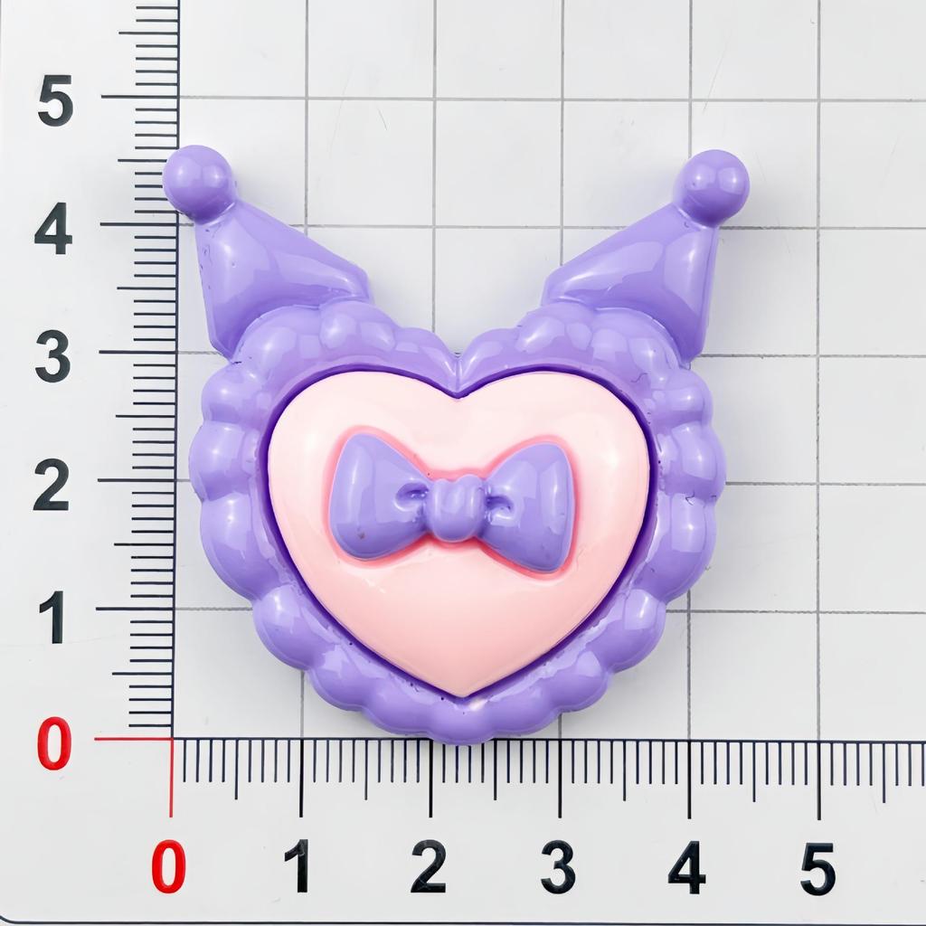 Фиолетовые DIY-аксессуары из смолы Mimi: Большие Карты, Чехол для Телефона, Заколка для Волос, Термо-брелок, Украшение.