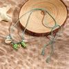 Ornaments Bohemian Shell Beads Necklace Adjustable Shell Starfish Beach Chain  Daily