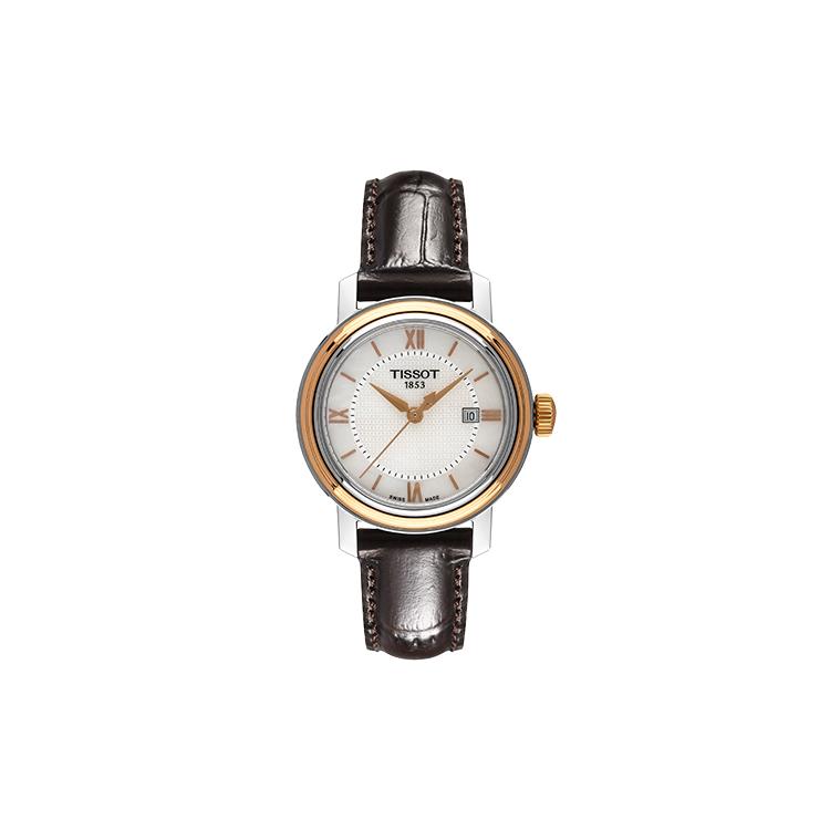 Tissot Коллекция Harbor Кварцевый механизм Водонепроницаемость 50 метров Женские часы 29 мм Белый циферблат T097.010.26.118.00