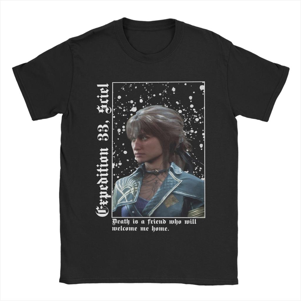 Maelle Clair Obscur Expedition 33 T Shirts Unisex 100 Cotton Vintage TShirt O Neck Tees Short Sleeve Clothing Plus Size