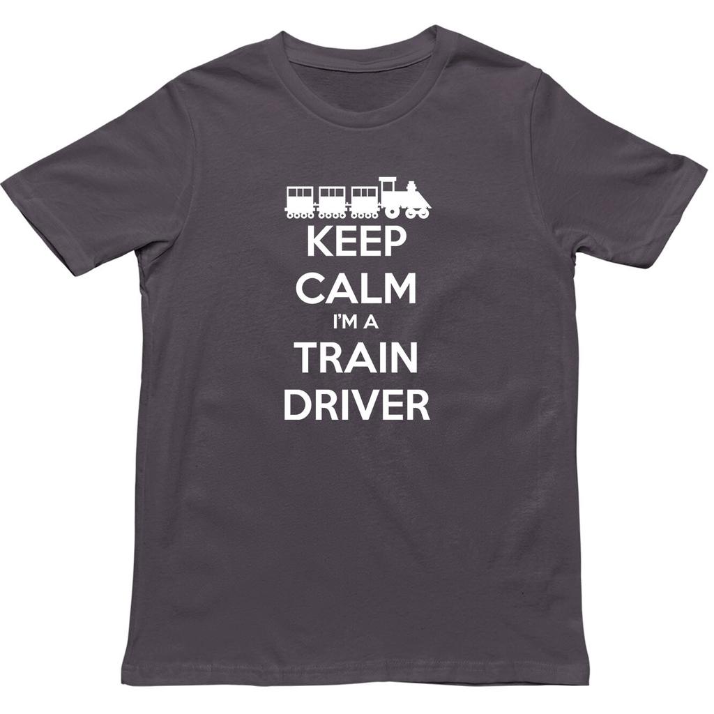 Keep Calm Im A Train Driver T Shirtfunny Gift For Railroad Fanstrain Driver