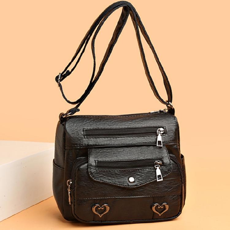 Сумка на плечо с винтажным шармом Практичная и модная сумка для работы или школы