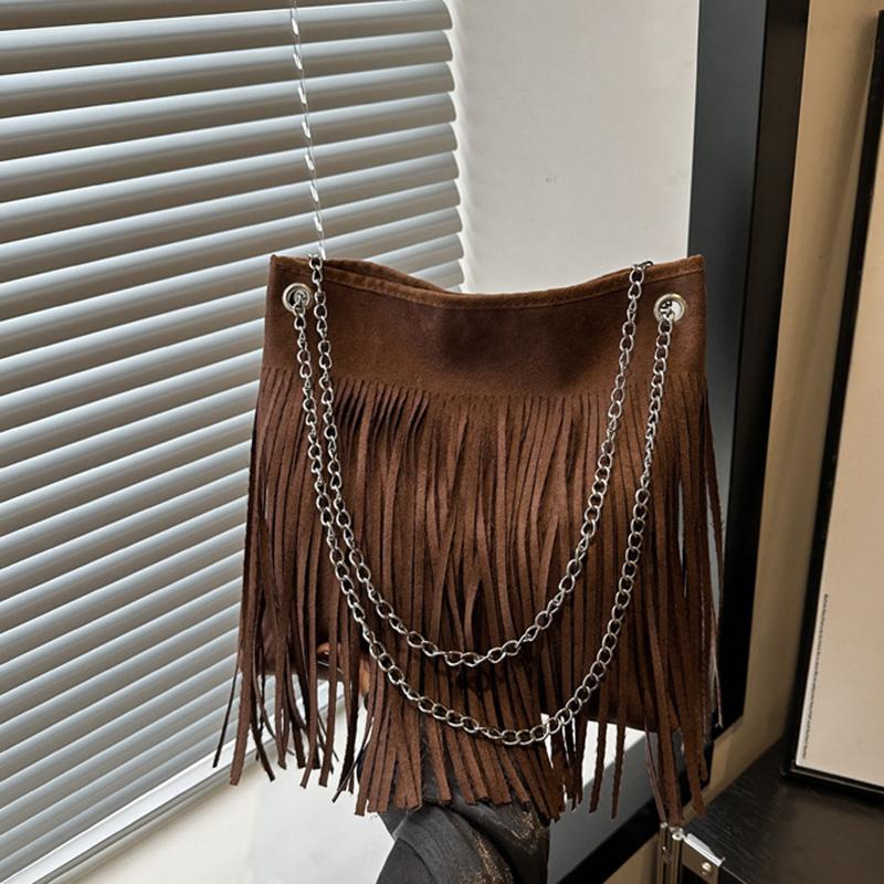 Новый стиль повседневные сумки через плечо с кисточками для женщин большая вместительная сумка через плечо дизайнерские сумки для женщин повседневное использование