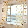 Kitchen Balcony Window Blind Floral Curtain Tulle Screening Home Decor