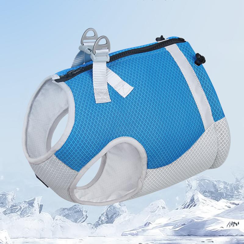 Охлаждающий жилет для маленьких и средних собак, жилет для собак, одежда для щенков, светоотражающая защита от ультрафиолета, одежда для собак, чихуахуа, мопс, товары для домашних животных