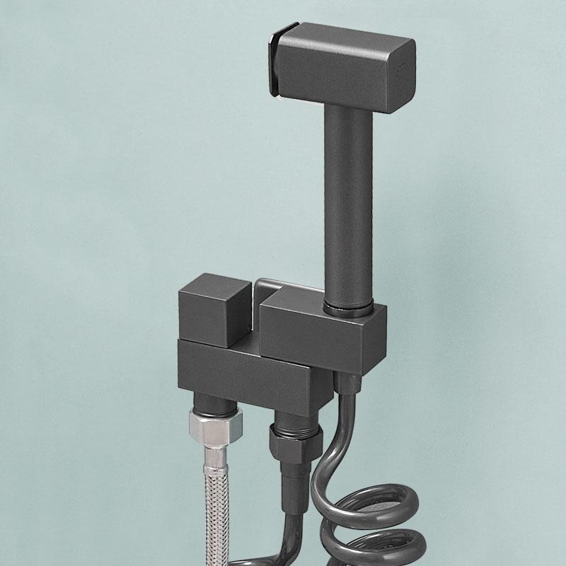 Белый Туалетный Биде Смеситель Латунь Ручной Биде Опрыскиватель Комплект Черный/Серый Пистолетный Ванная Ручной Опрыскиватель Душевая Лейка Самоочистка