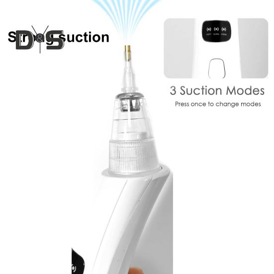 Вакуумная алмазная художественная ручка, беспроводная электрическая алмазная художественная ручка со сменными наконечниками, 3 регулируемых режима всасывания, вакуумная ручка для самостоятельного изготовления алмазных художественных изделий