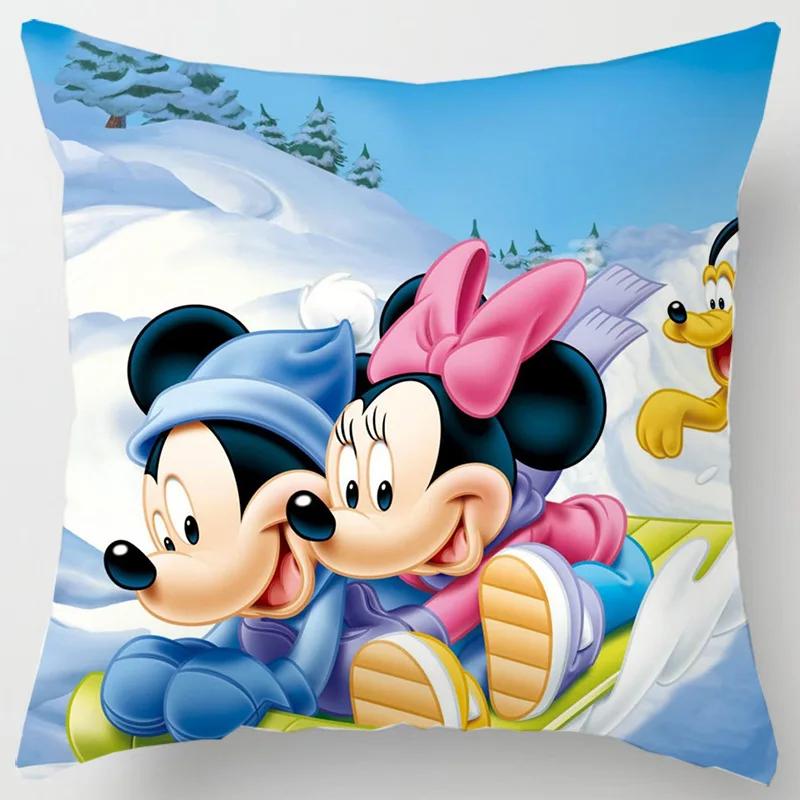 Наволочка Disney Микки Минни Маус Наволочка \ Игрушки Домашний Декор Подарок 45x45см