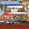 Retro Mouse Pattern Bedding,Quilt Set Quilt Cover Pillowcase Home Birthday Gift (1*duvet cover+2*pillowcase,without core)SSJT0917289
