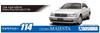 Aoshima Bunka Kyozaisha Модель автомобиля серии Toyota UZS141 Crown Majesta C Type 1991, пластиковая модель 1/24 № 114