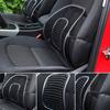 Подушка для автозапчастей для автомобилей?Массаж поясничной спины, сетчатый бандаж на заднем сиденье, кресло для офиса, автомобиля, дома