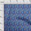Cotton Flex Blue Fabric Ice Cream Food Sewing Fabric By The Yard Printed Diy Clothing Sewing Supplies 40 Inch