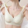 Small Chest Push-up Anti-sagging Underwear Without Steel Ring Soft Support Chinese Style Jacquard Bra