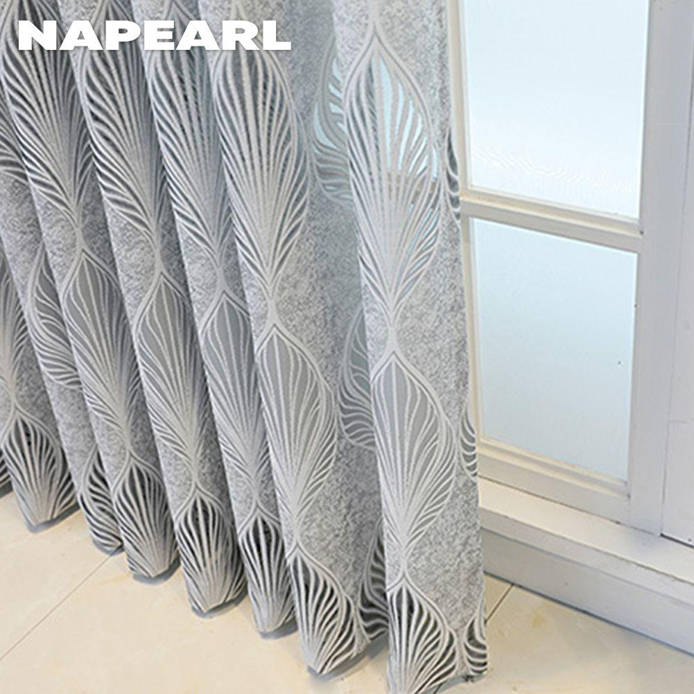 1 шт. NAPEARL 10-20% затемняющие жаккардовые шторы в европейском стиле для гостиной, спальни, домашний декор, 1 шт.