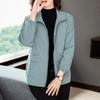 Women Windbreaker Spring Autumn Short Coat Fashion Stand-Up Collar Ladies Jacket Plus-Size Double Layer
