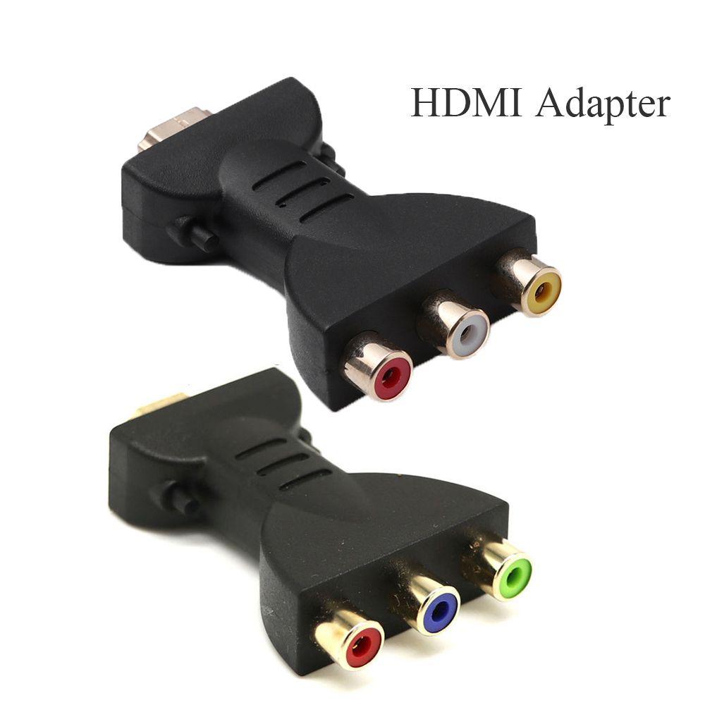 HDTV Digital Signal Gold-plated Video Audio Adapter HDMI To 3 RGB/RCA Component Converter