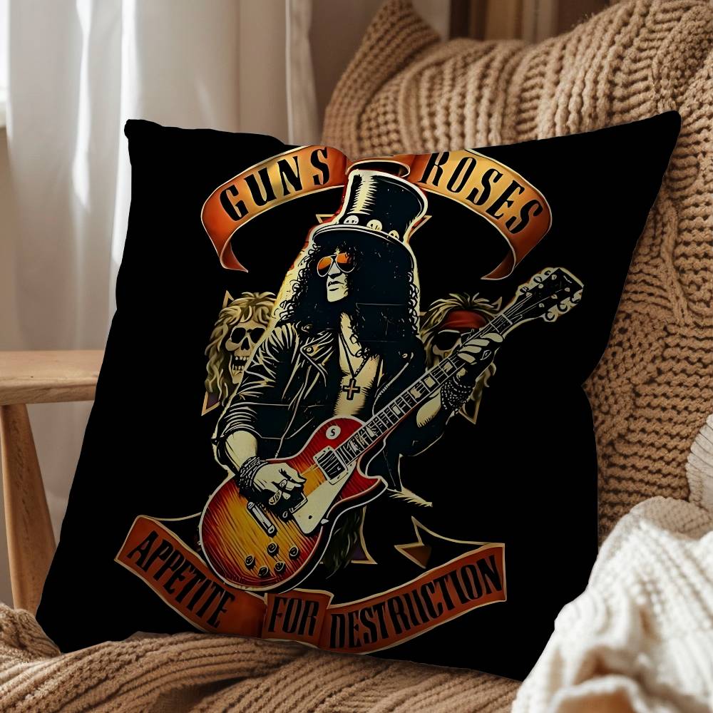 Группа Guns N Roses Appetite GNR наволочка для гостиной диванная подушка наволочка для спальни кровать наволочка для подушки домашний декор