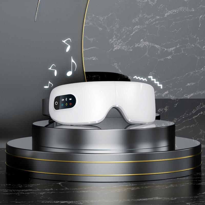 Массажер для глаз с подогревом, вибрацией и музыкой по Bluetooth, умная массажная маска для глаз от напряжения глаз, облегчение мигрени, улучшение сна