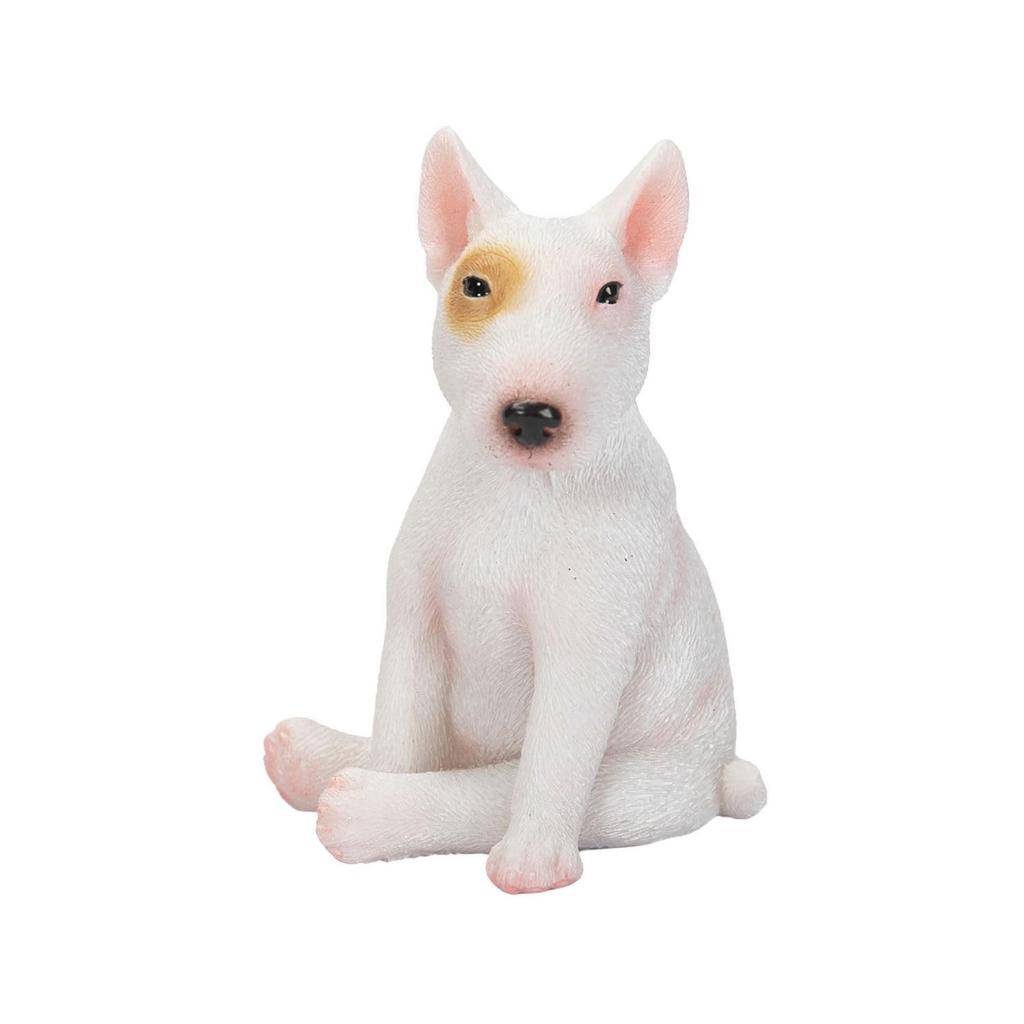 Ubia Relax Bull Terrier X X Cm Doll Figure Ornament Animal Garden Decoration Dog H23145 4.4 4.2 6.5