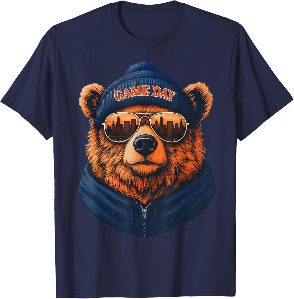 Retro Bear Gift Women Boys Girls Kids Toddlers Unisex T-Shirt