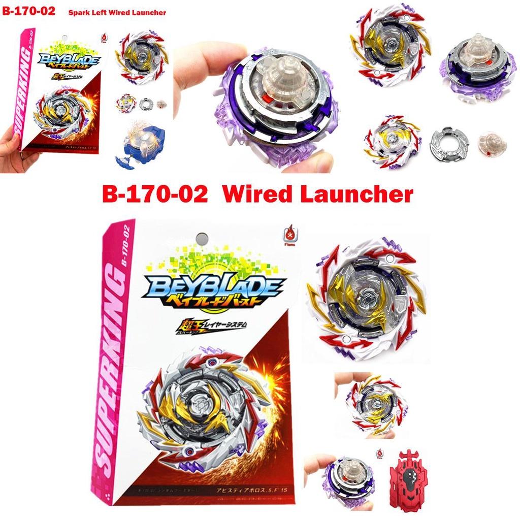 Суперкороль Beyblade Burst B170 02 Бездный Диаболос 5 Слияние 1с Искровой Запускатель