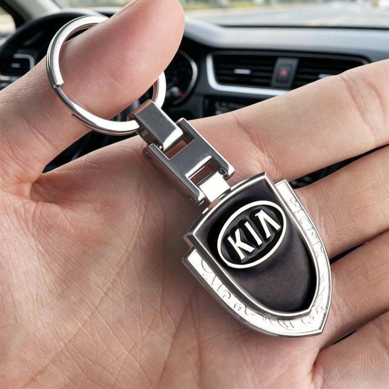 Luxury Metal Car Logo Keychain Key Ring Keychain Car Accessories for Kia Sportage Ceed Picanto Rio ProCeed Niro 5 3 4 K7 K5 K8 gztcv55