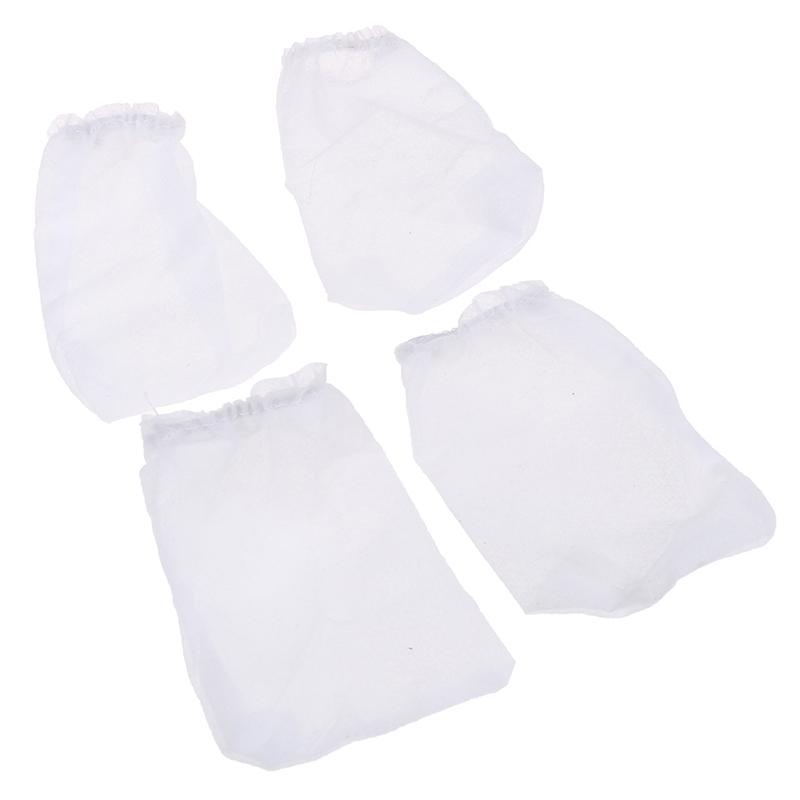 5Pcs Aquarium Filter Bag Fish Tank Mesh Cotton Elasticated Bag Cleaning Tools