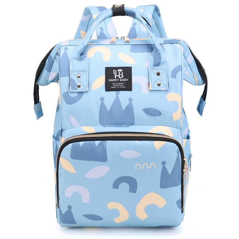 Многофункциональная сумка для мамы, рюкзак для мамы и ребенка с принтом, новая модная дорожная повседневная сумка, разделительная сумка для хранения влажной и сухой воды