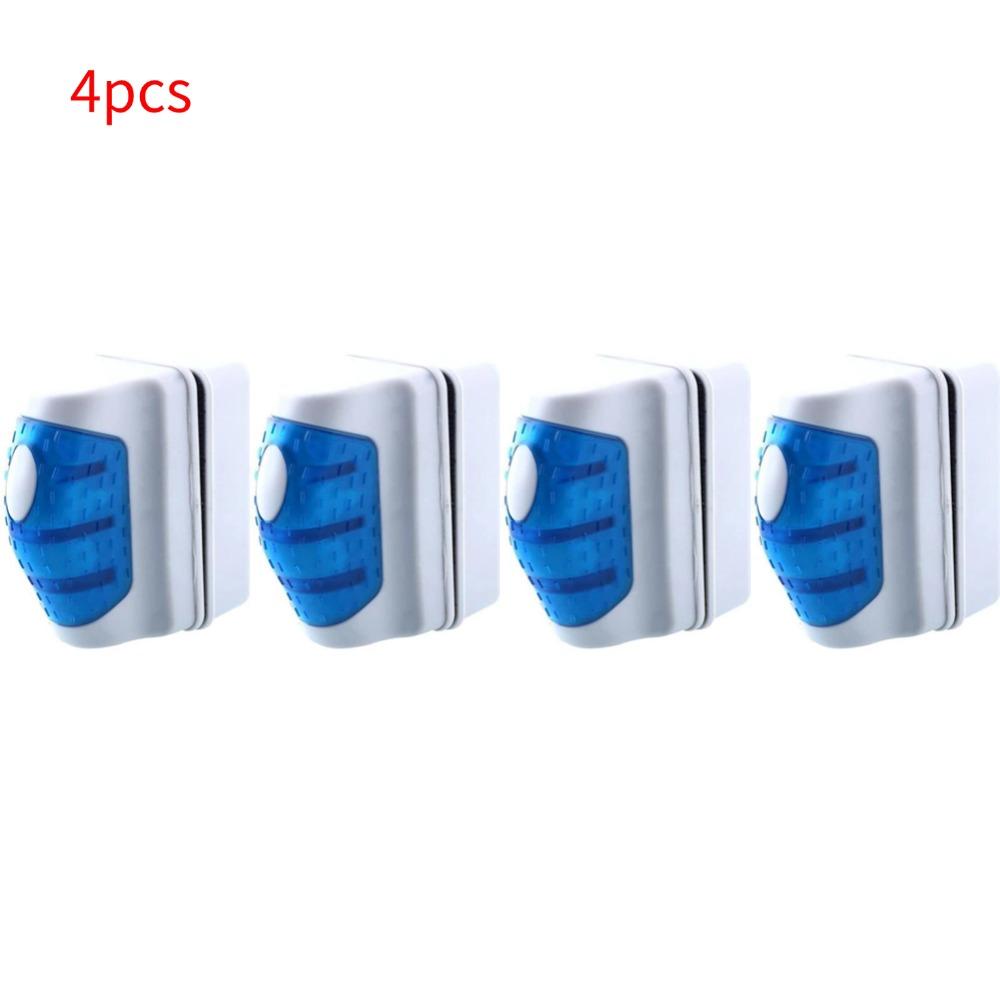 Magnetic Brush With Scraper Practical Floating Aquarium Fish Tank Ultra Glass Algae Curve Cleaner Window Algae Scraper Brush