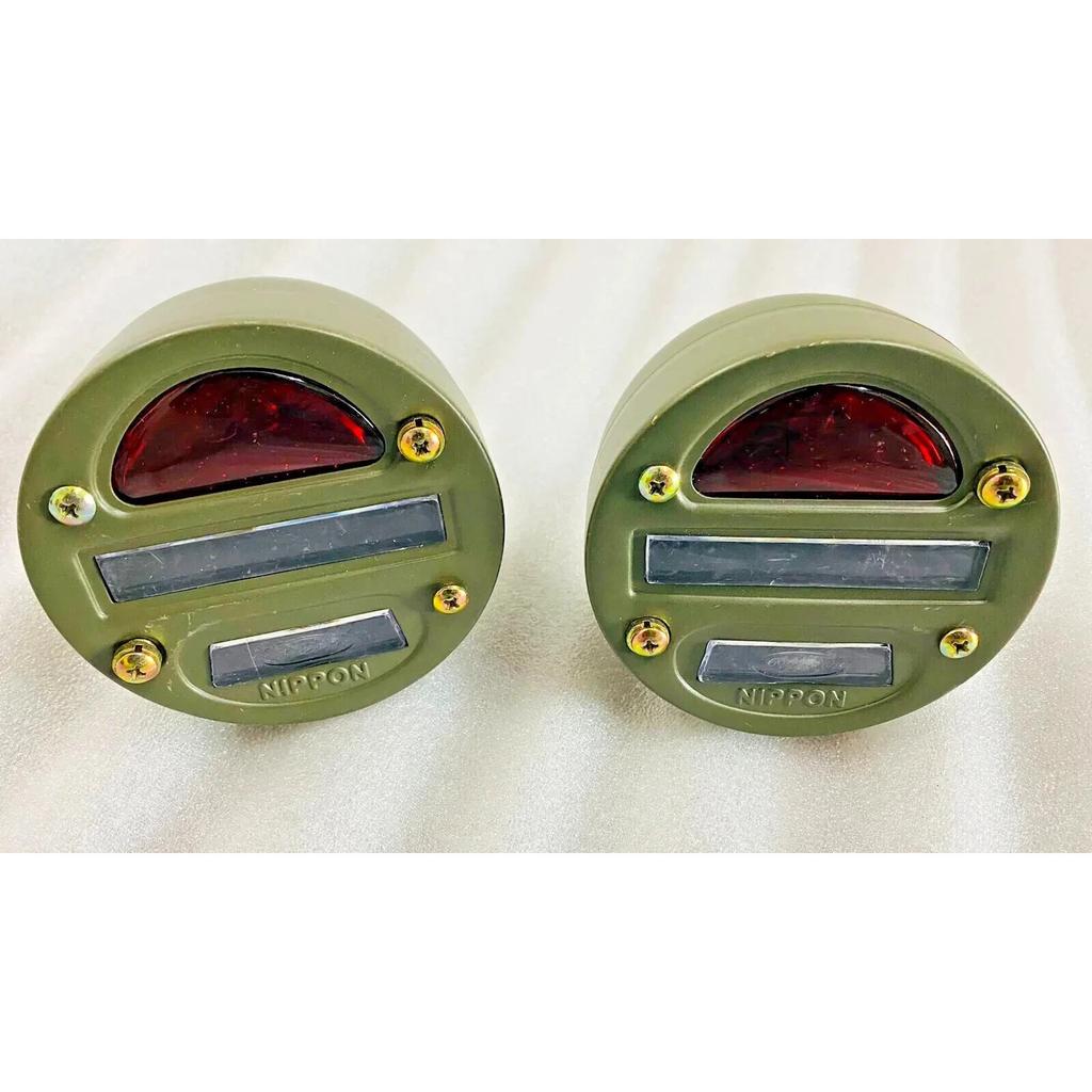 Willys MB Ford GPW Jeep Truck Military Cat Eye Rear Tail Light 4'' (Pair) |Fit