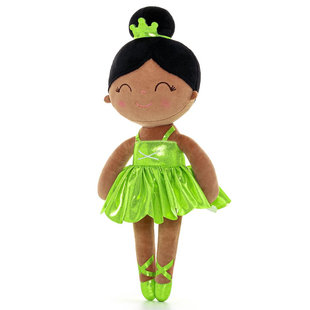 Soft Baby Doll Symphony Mist Gold Ballerina Girl Dream Girl Doll Children Cloth Toy Birthday Gift Green