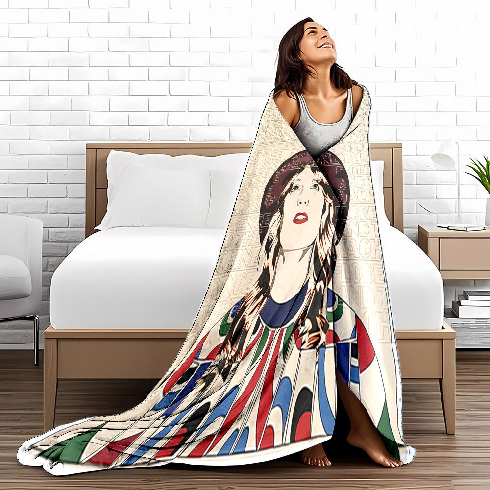 Florence Band Art Blanket for all seasons blanket lunch break throw gift
