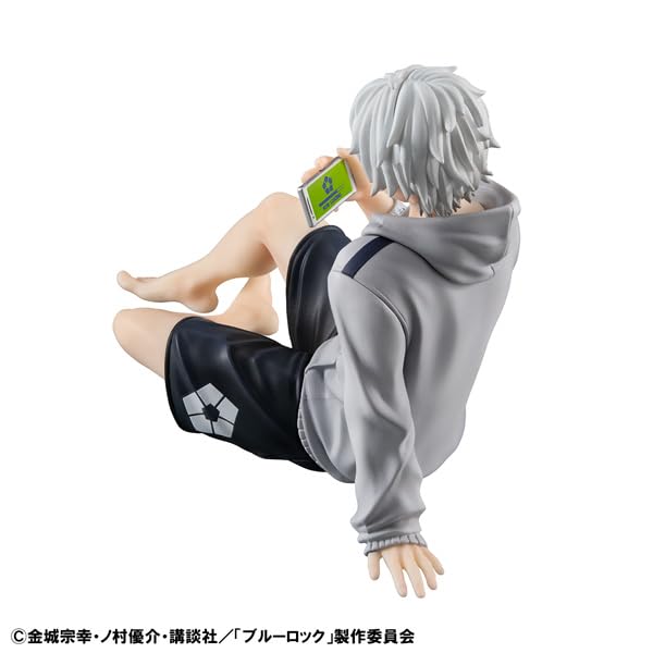 MegaHouse Series Blue Lock Seishiro Repaint 90mm PVC Complete Figure G.E.M. Palm-sized Ver. Approx. Pre-painted