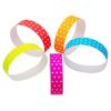 100Pcs Synthetic Paper Disposable Wrist Strap Fluorescent Color Party Bracelets  for Concerts
