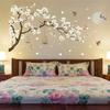 New 187*128cm Big Size Tree Wall Stickers Birds Flower Home Decor Wallpapers for Living Room Bedroom DIY Vinyl Rooms Decoration