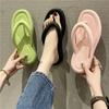 Summer Candy Colors Flip Flops Beach 2025 New Soft Bottom Flat Slippers Women Outdoor Comfy Non Slip Flat Slide Sandals