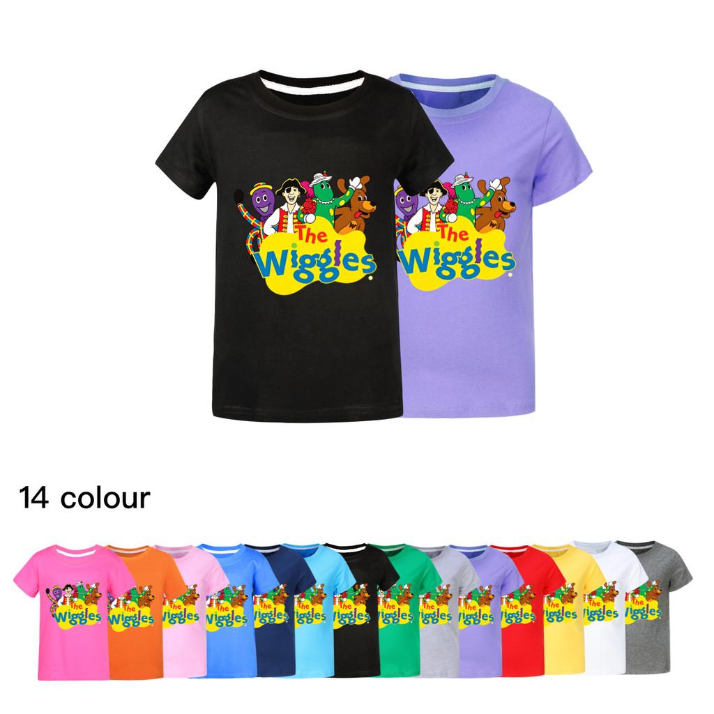 5749 Kids Boys Girls The Wiggles Print Short Sleeves T-Shirt Top