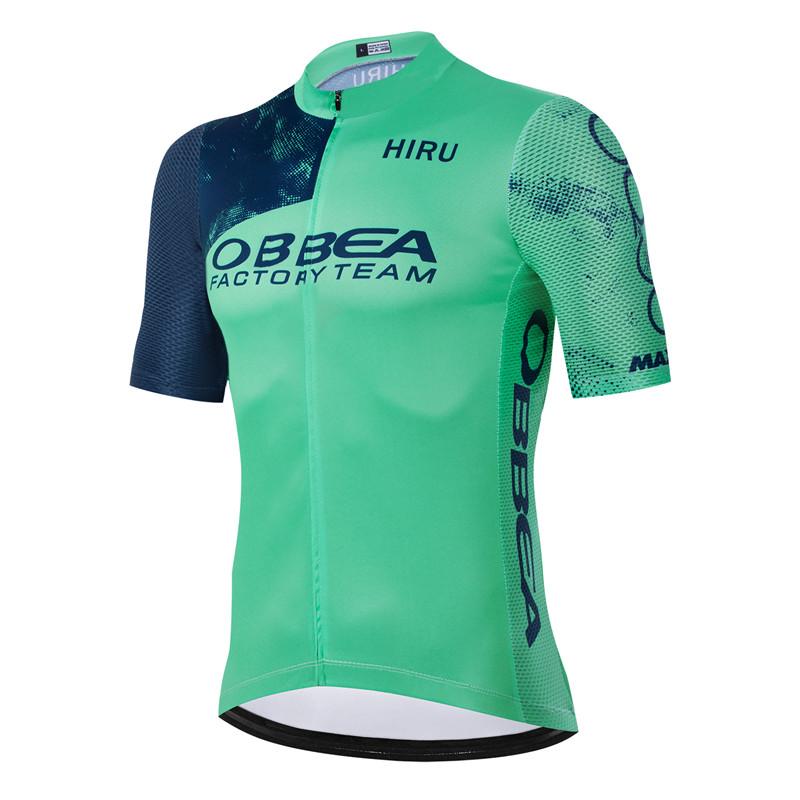 Hiru Pro Team Велосипед С коротким рукавом Велосипедная одежда Мужчины Велосипедные шорты с лямками Новые комплекты велоформы Maillot Одежда для велоспорта Мужчина