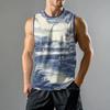 Мужская мода принтованный спортивный повседневный жилет без рукавов