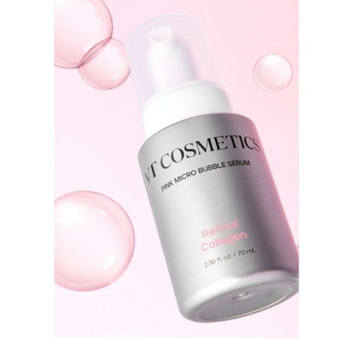VT COSMETICS Сыворотка с ретинолом и коллагеном с розовыми микропузырьками 70 мл