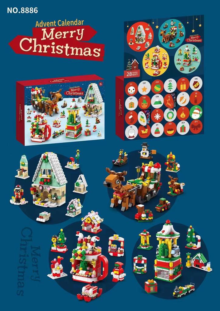 Christmas Tree Surprise Building Blocks: Creative Educational Toy Ornaments & Gifts for Children