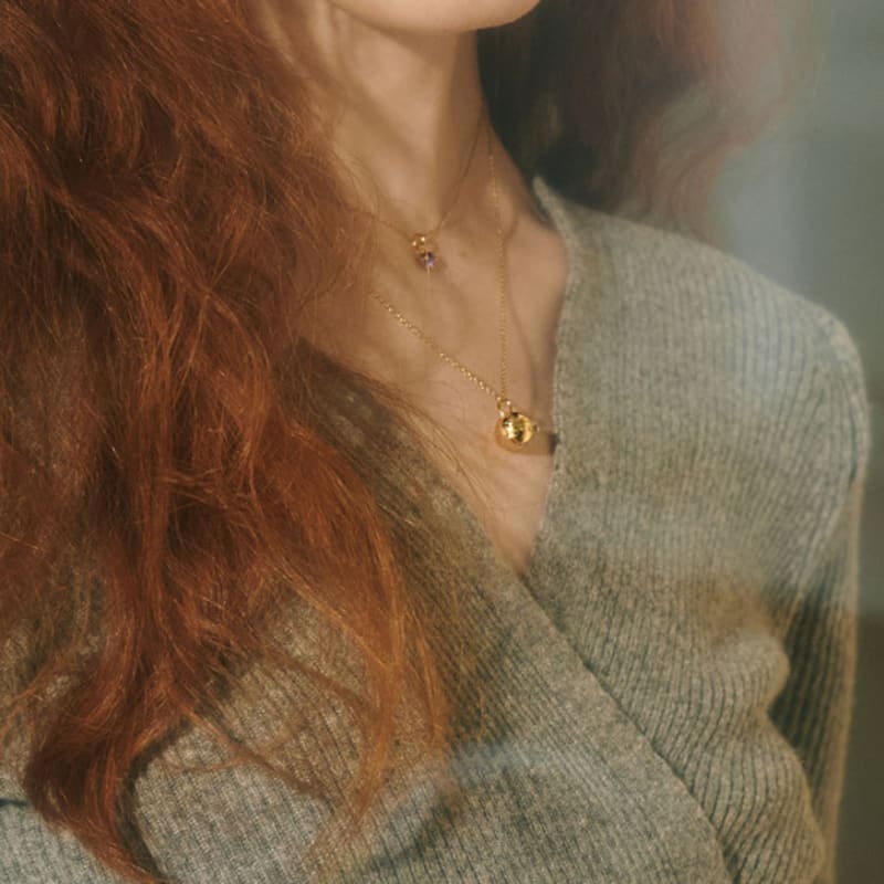 BSWAN Memory Ornament Gold_necklace