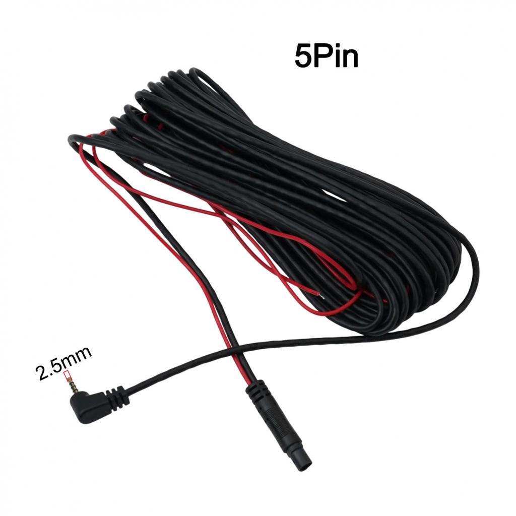 Кабель-удлинитель для автомобильного видеорегистратора, камера заднего вида, черный, белый