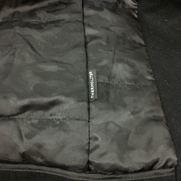 Nano universe Пуховое пальто-бушлат Честер Блузон Черный Размер M Мужское(ИСПОЛЬЗОВАЛ)