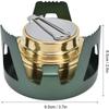 Сверхлегкая спиртовая горелка из алюминиевого сплава, мини-портативная регулируемая горелка для пешего туризма, кемпинга, походов, аварийный комплект