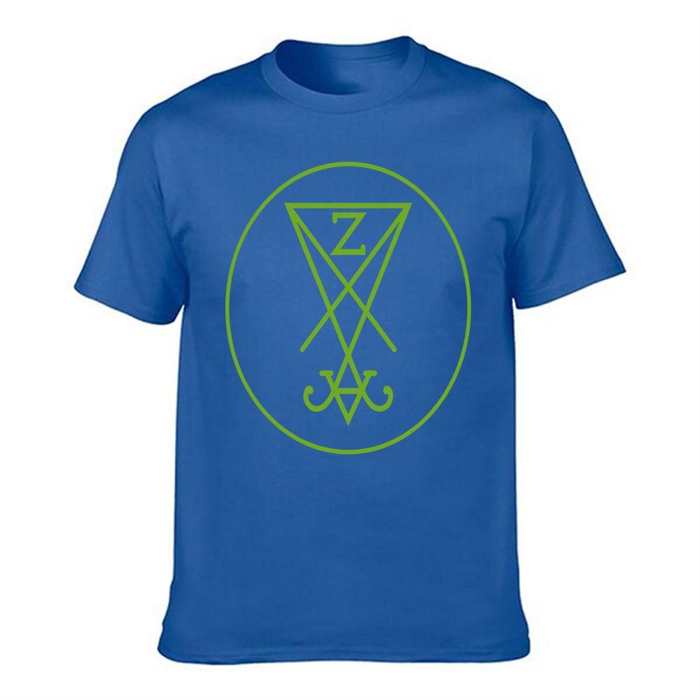 Unisexs Cotton Tshirt With Green Geometric Z Pattern Casual Crew Neck Short Sleeve Tee For Daily Wear Streetwear Style Top