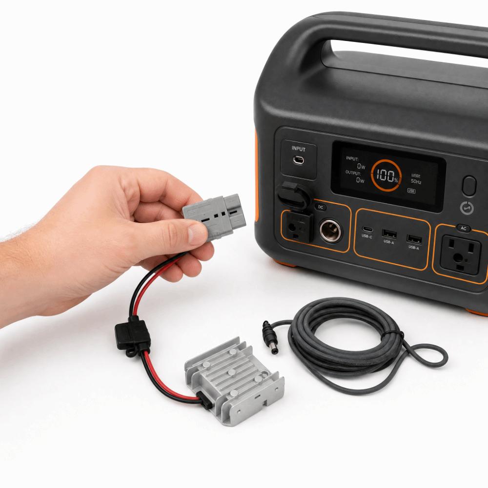 Anderson Plug DC Boost Converter Waterproof Power Converter Power Adapter for Starlink Mini Truck
