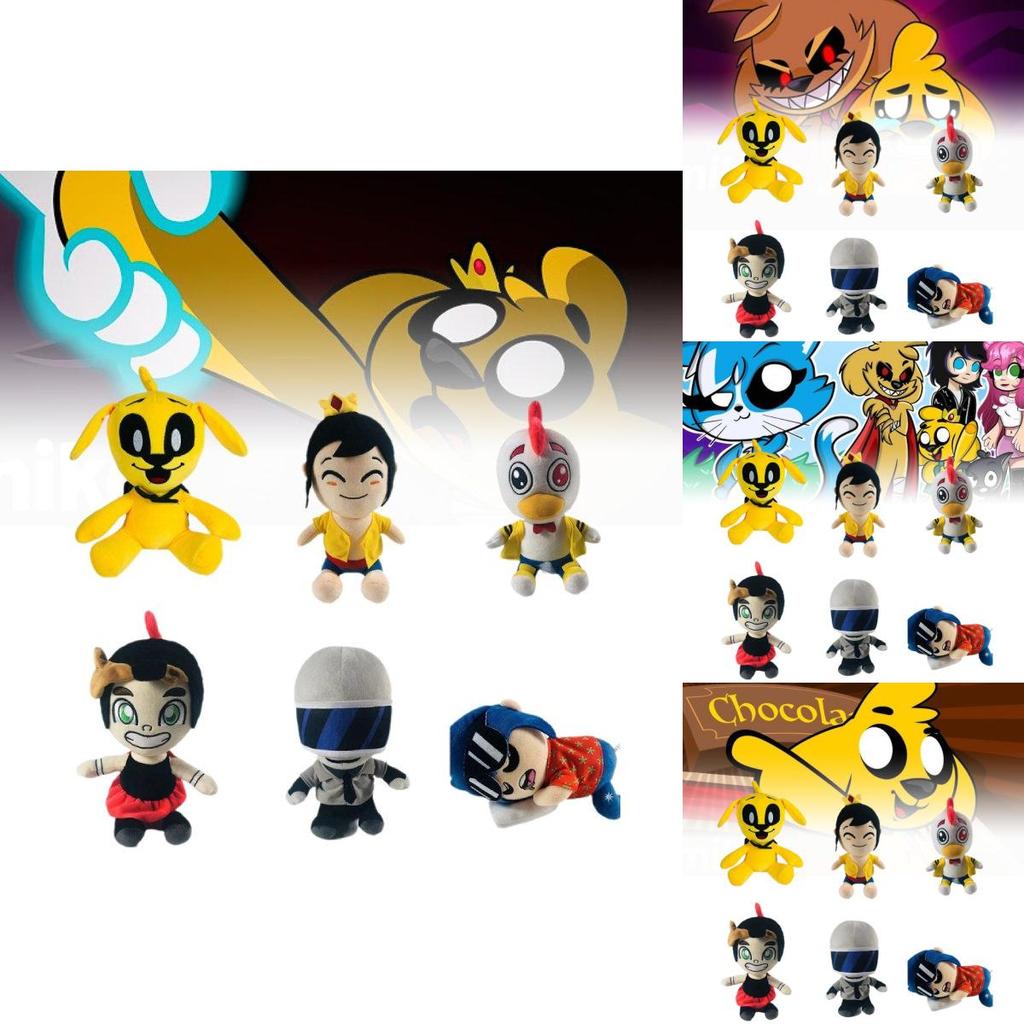 Очаровательная плюшевая игрушка Маска Желтого Пса Майккрека 25 см Мягкая и Удобная для Детей